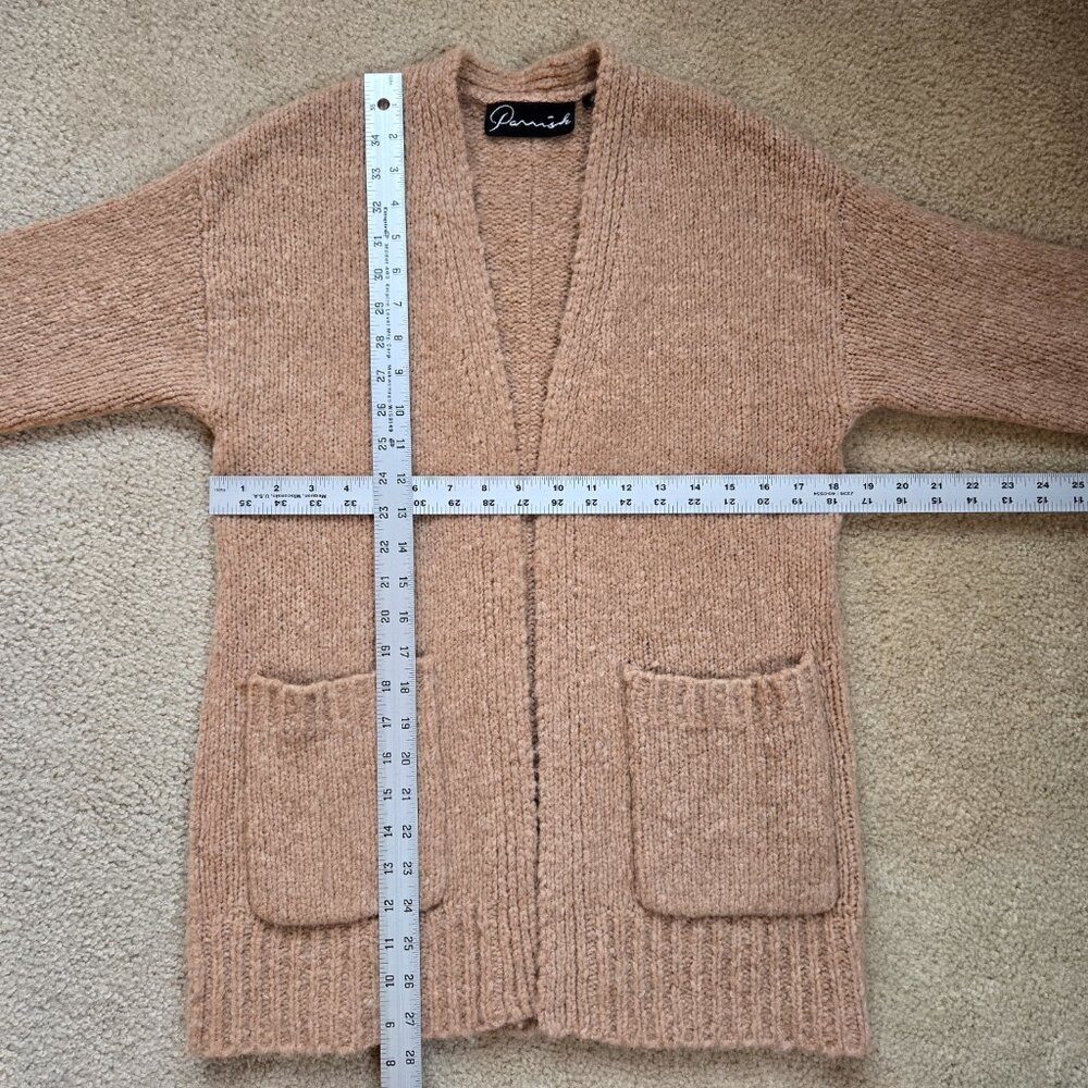 Parrish LA Wool Cashmere Cardigan Sweater Thick - Picture 6 of 12